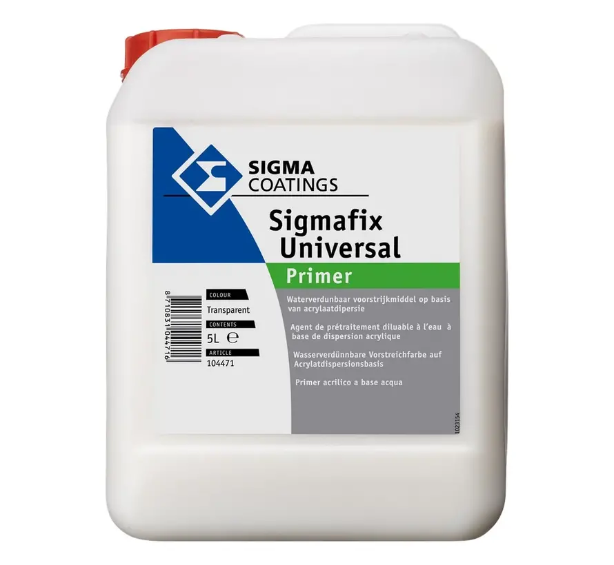 Sigma Sigmafix Universal Primer | Voorstrijk Binnen & Buiten - 1 LTR