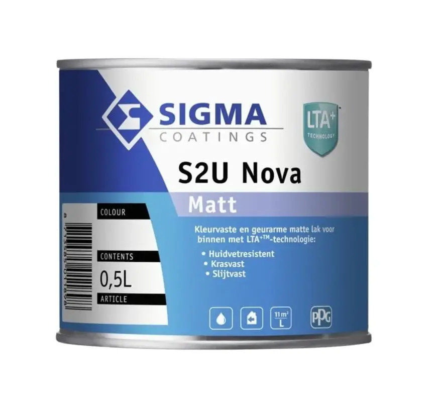 Sigma S2U Nova Matt | Matte Lakverf Binnen - 500 ML 