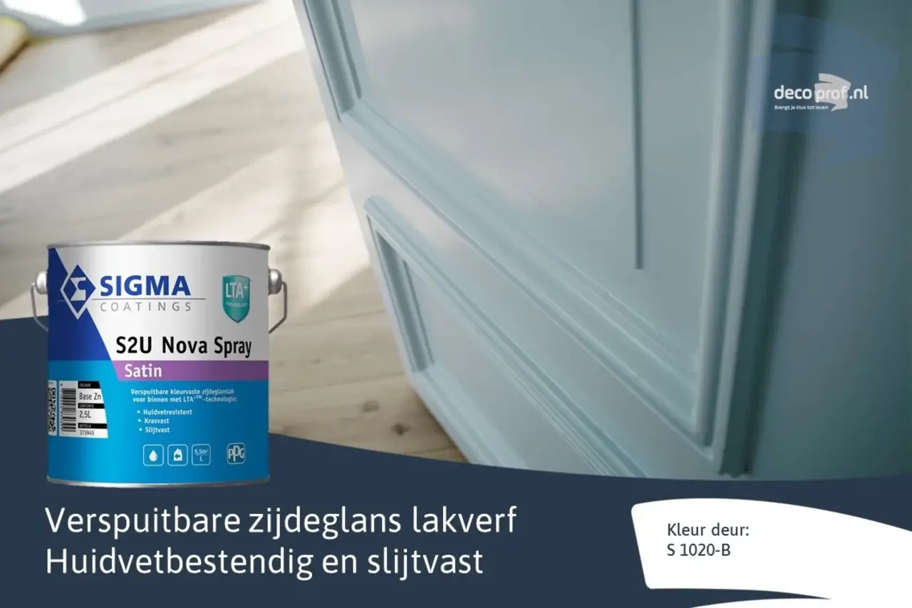 Sigma S2U Nova Spray Satin | Verspuitbare Zijdeglans Lakverf Binnen