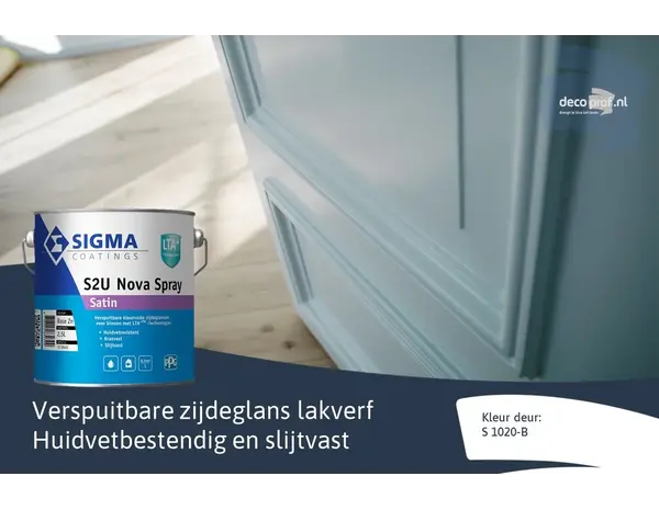 Sigma S2U Nova Spray Satin | Verspuitbare Zijdeglans Lakverf Binnen