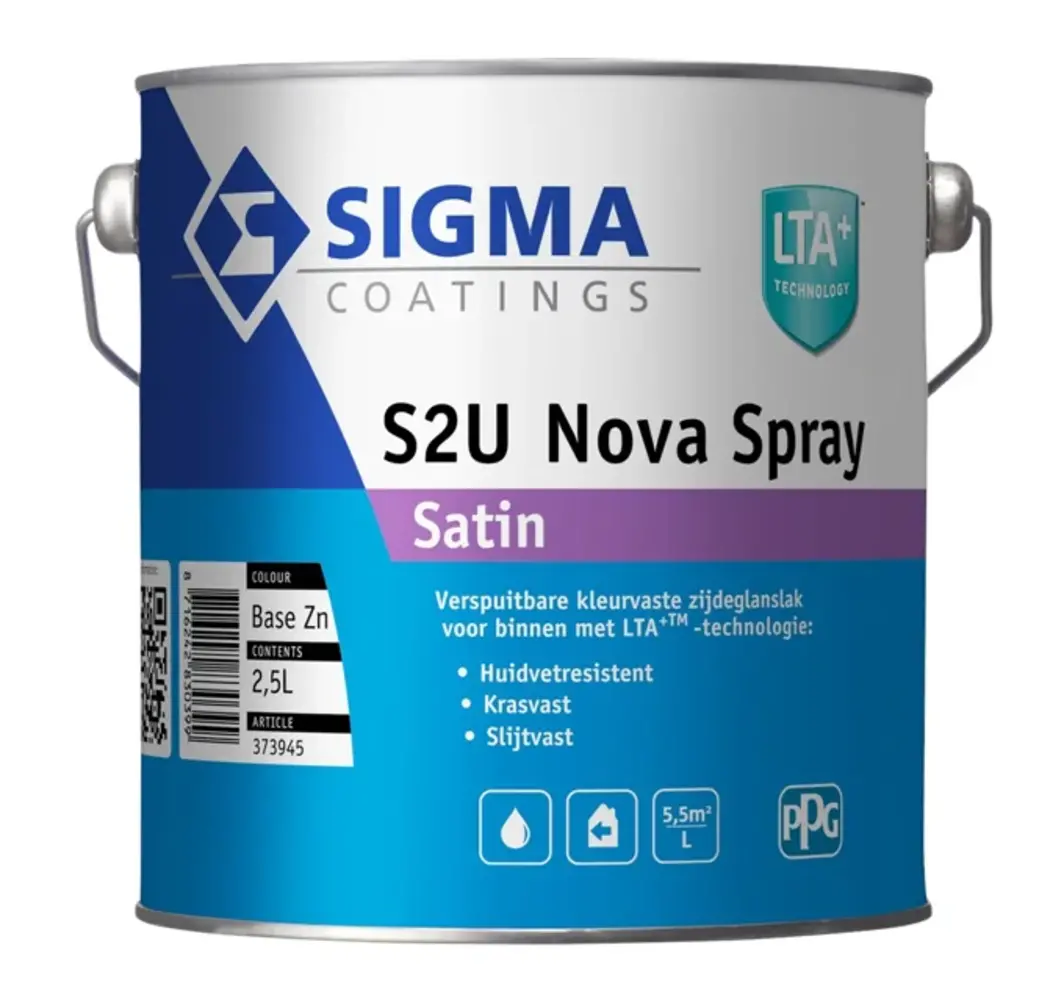 Sigma S2U Nova Spray Satin | Verspuitbare Zijdeglans Lakverf Binnen