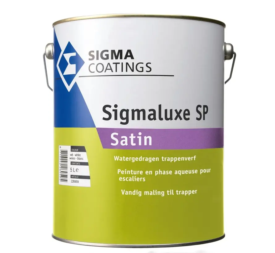 Sigma Sigmaluxe SP Satin | Zijdeglans Trapverf - 5 LTR 