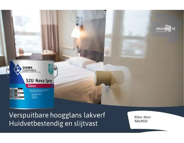 Sigma S2U Nova Spray Gloss | Verspuitbare Hoogglans Lakverf Binnen