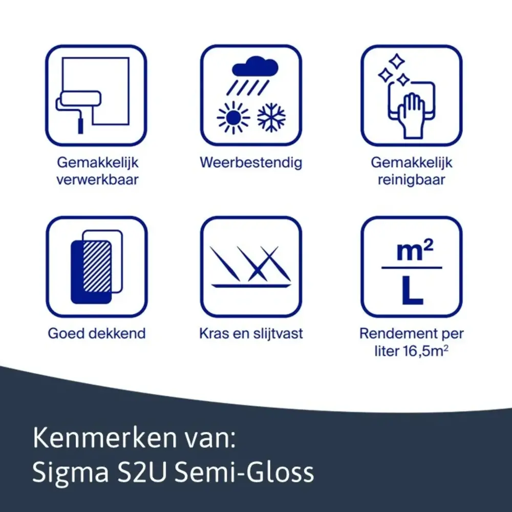 Sigma S2U Semi-Gloss | Halfglans Lakverf Buiten Sigma S2U Semi-Gloss | Halfglans Lakverf Buiten