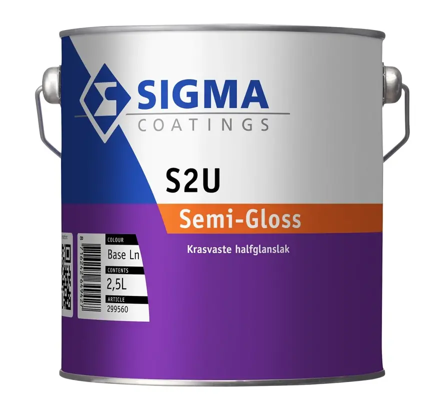 Sigma S2U Semi-Gloss | Halfglans Lakverf Buiten - 1 LTR 