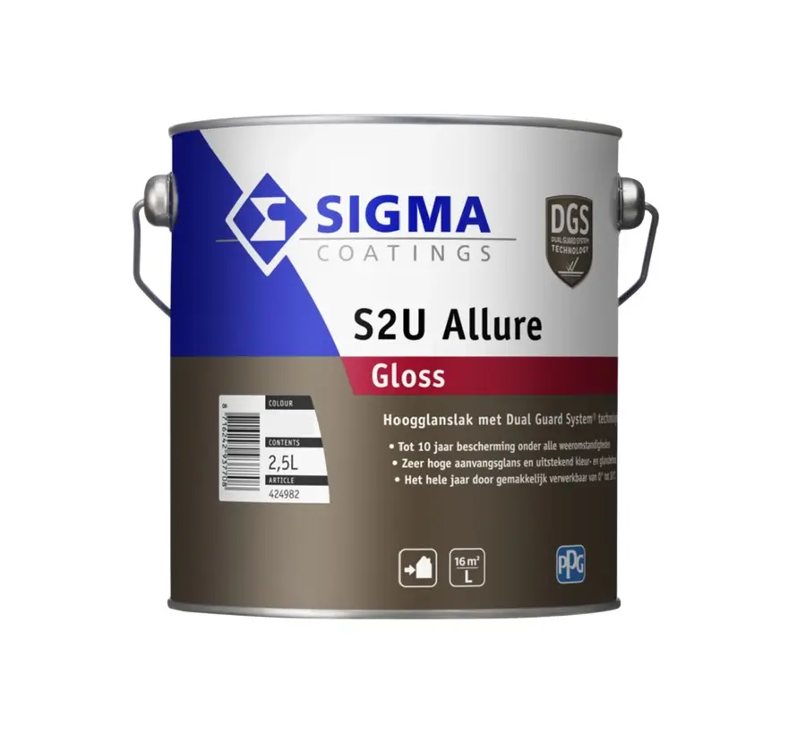 Sigma S2U Allure Gloss | Hoogglans Lakverf Buiten - 1 LTR 