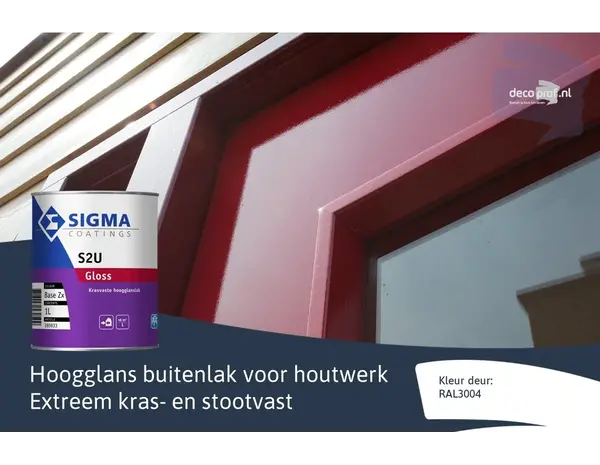 Sigma S2U Gloss | Hoogglans Lakverf Buiten