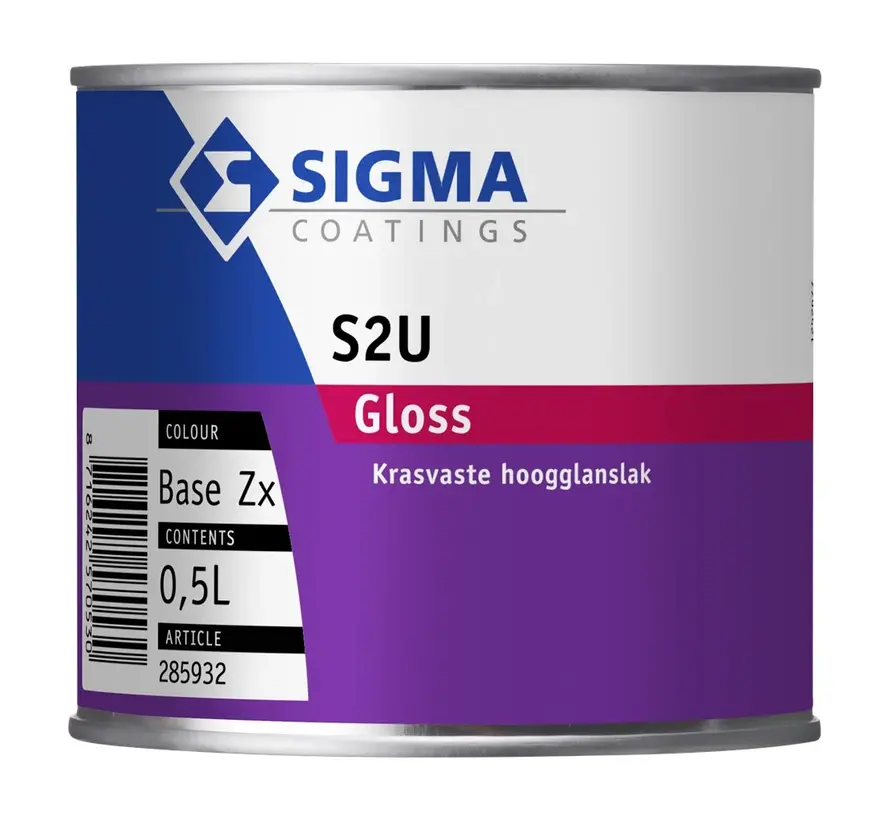 Sigma S2U Gloss | Hoogglans Lakverf Buiten - 1 LTR 