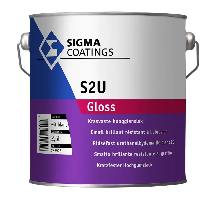 Sigma S2U Gloss | Hoogglans Lakverf Buiten - 1 LTR 