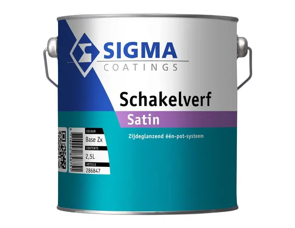 Sigma Schakelverf Satin | Zijdeglans Eén-pot-systeem Sigma Schakelverf Satin | Zijdeglans Eén-pot-systeem