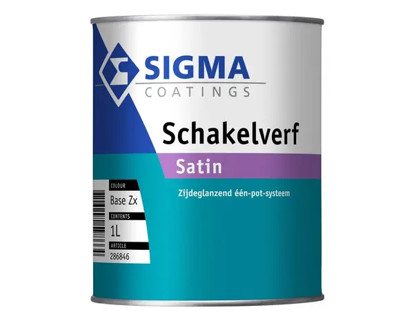 Sigma Schakelverf Satin | Zijdeglans Eén-pot-systeem Sigma Schakelverf Satin | Zijdeglans Eén-pot-systeem