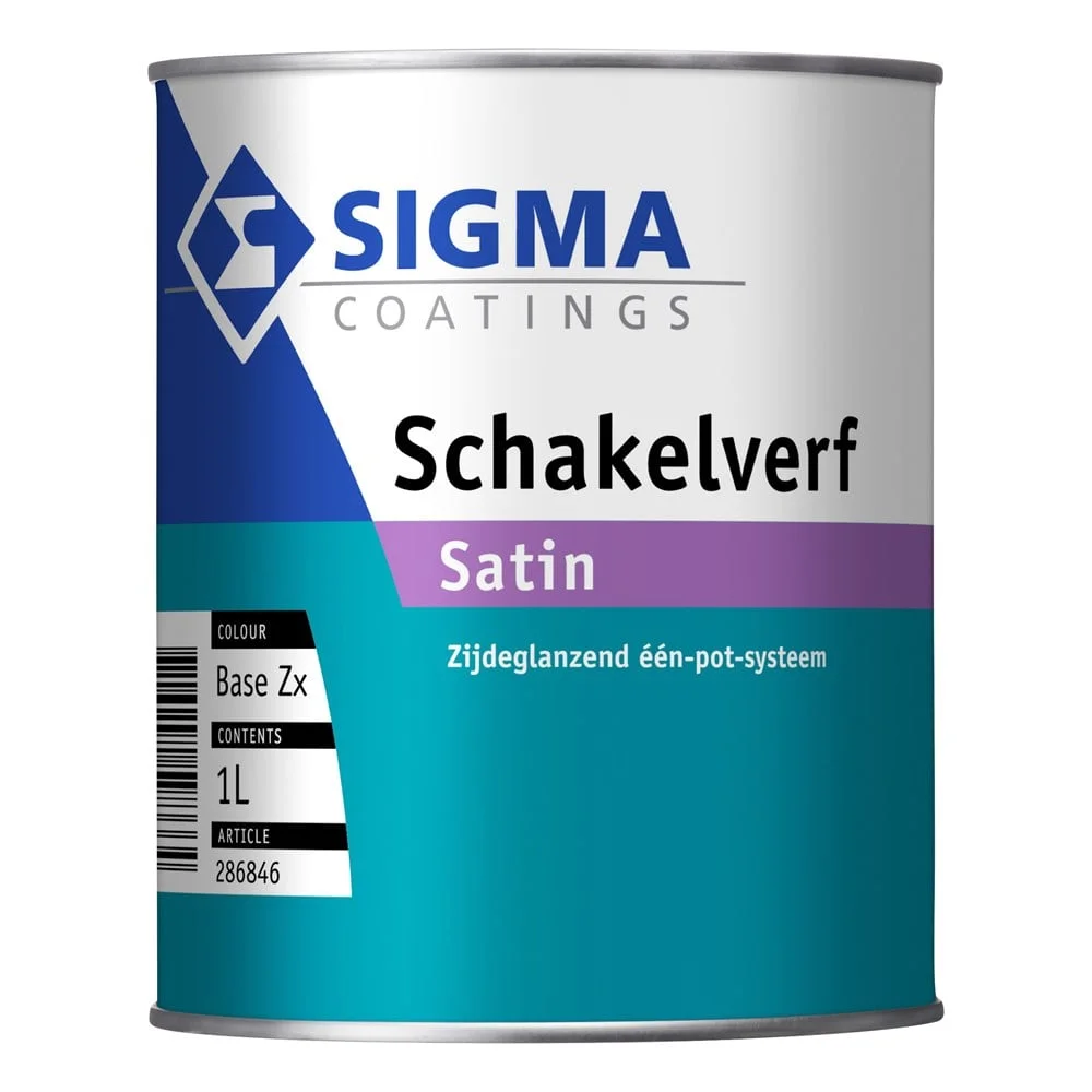 Sigma Schakelverf Satin - Mengkleur - 1 l