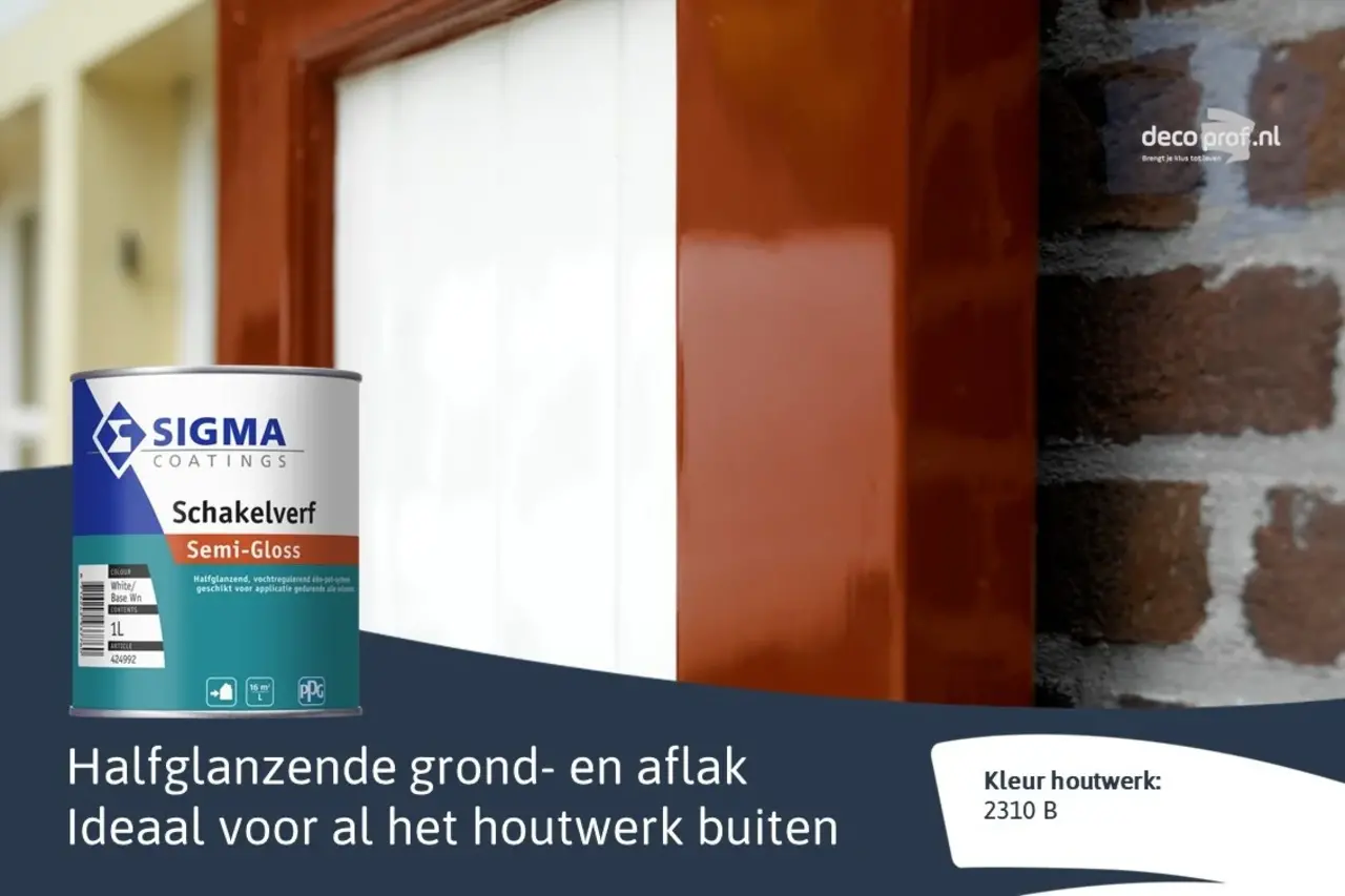 Sigma Schakelverf Semi-Gloss | Halfglans Eén-pot-systeem