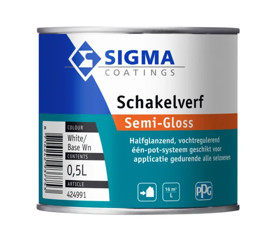 Sigma Schakelverf Semi-Gloss | Halfglans Eén-pot-systeem