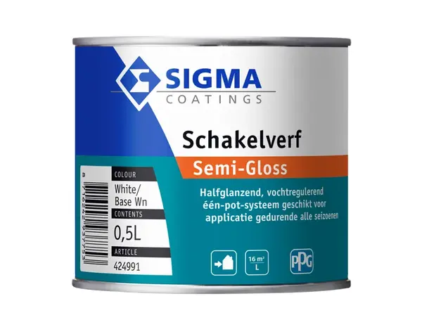 Sigma Schakelverf Semi-Gloss | Halfglans Eén-pot-systeem
