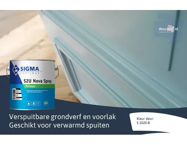 Sigma S2U Nova Spray Primer | Verspuitbare Grondverf Binnen Sigma S2U Nova Spray Primer | Verspuitbare Grondverf Binnen