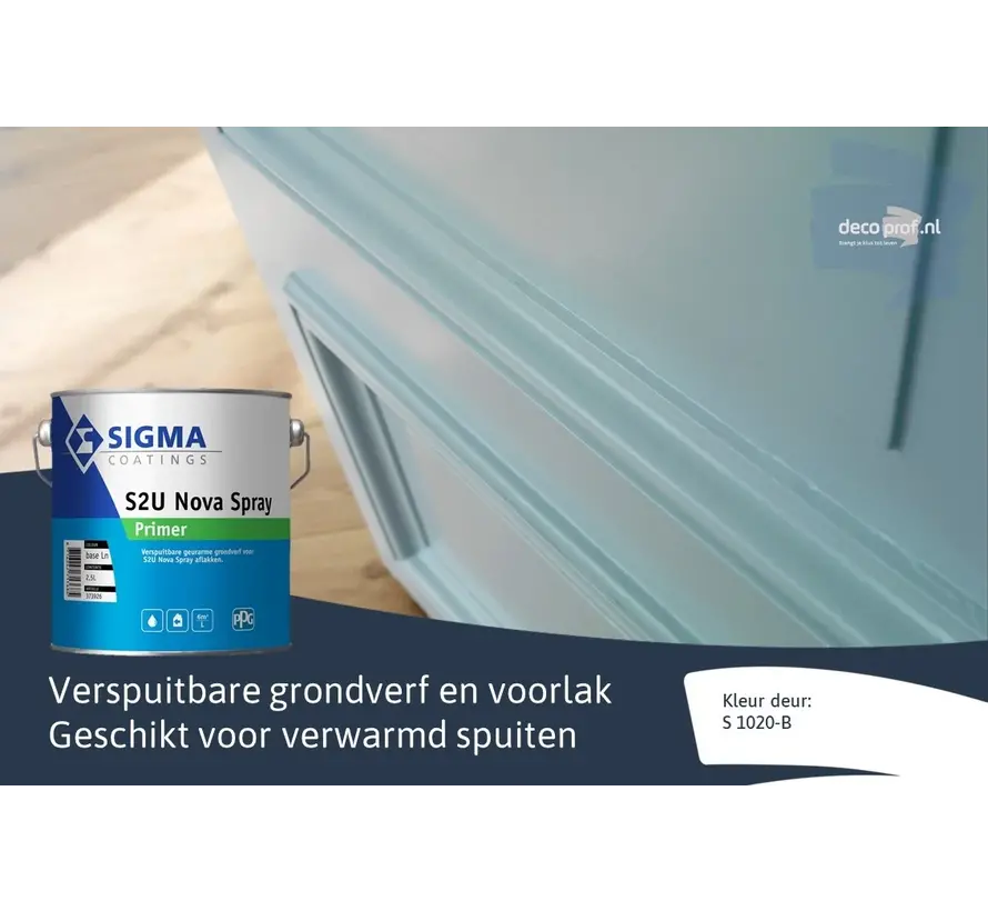 Sigma S2U Nova Spray Primer | Verspuitbare Grondverf Binnen - 2,5 LTR 