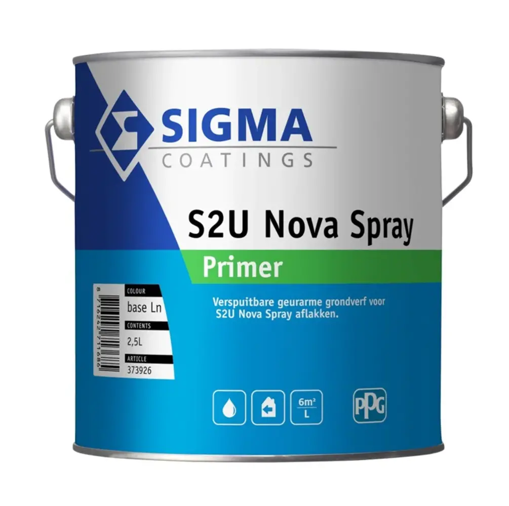 Sigma S2U Nova Spray Primer | Verspuitbare Grondverf Binnen Sigma S2U Nova Spray Primer | Verspuitbare Grondverf Binnen