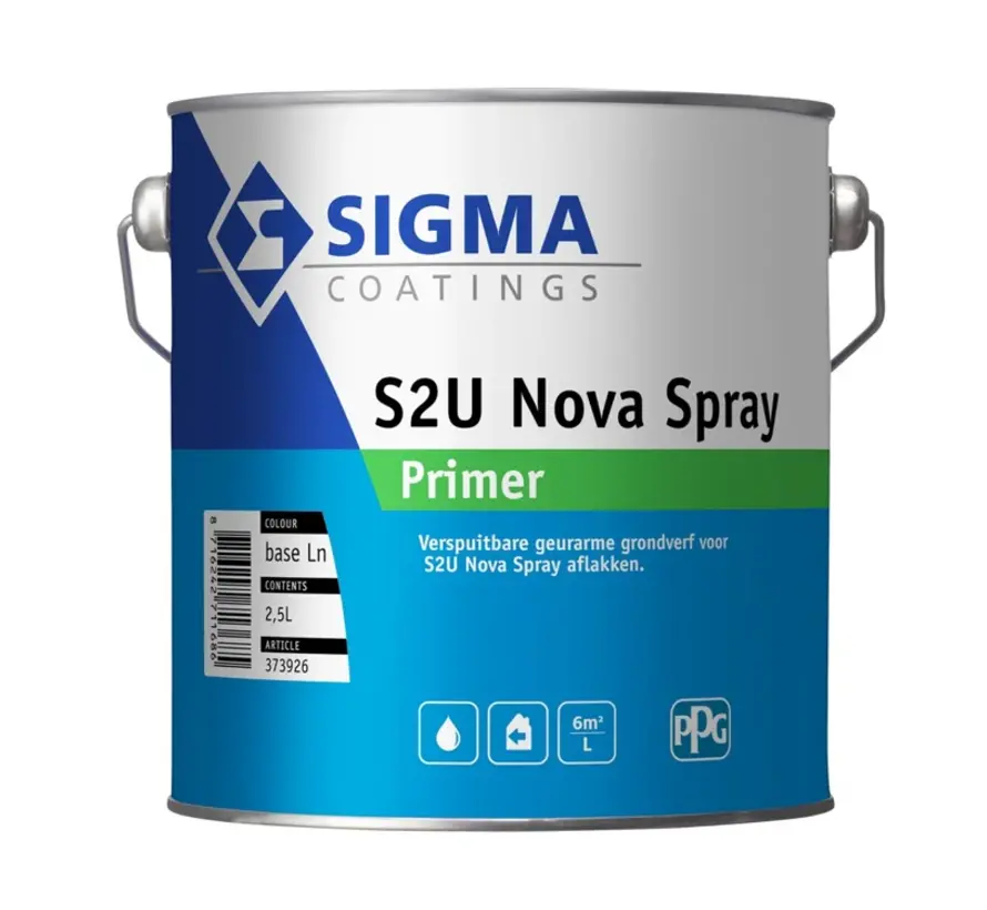 Sigma S2U Nova Spray Primer | Verspuitbare Grondverf Binnen - 2,5 LTR 