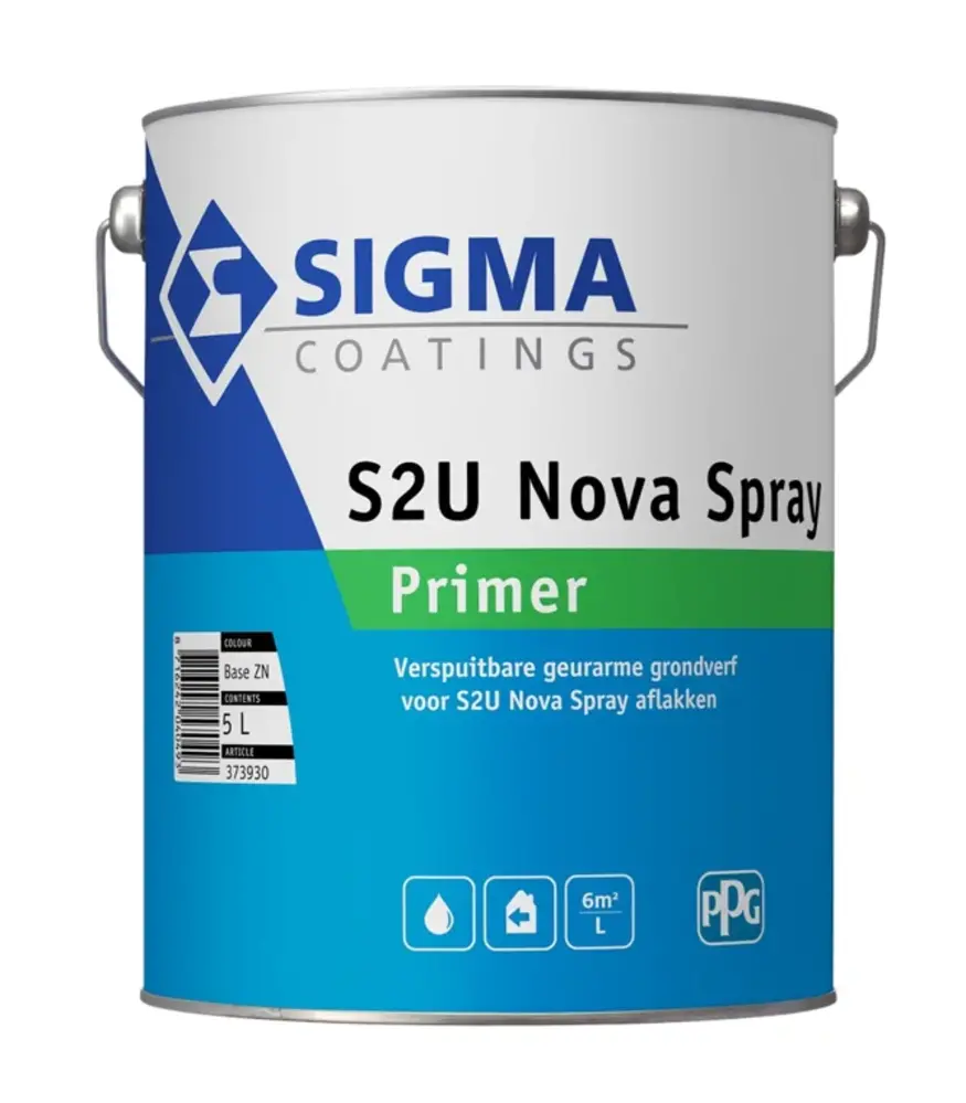Sigma S2U Nova Spray Primer | Verspuitbare Grondverf Binnen Sigma S2U Nova Spray Primer | Verspuitbare Grondverf Binnen