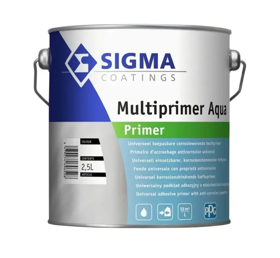 Sigma Multiprimer Aqua | Grondverf Binnen & Buiten - 500 ML 