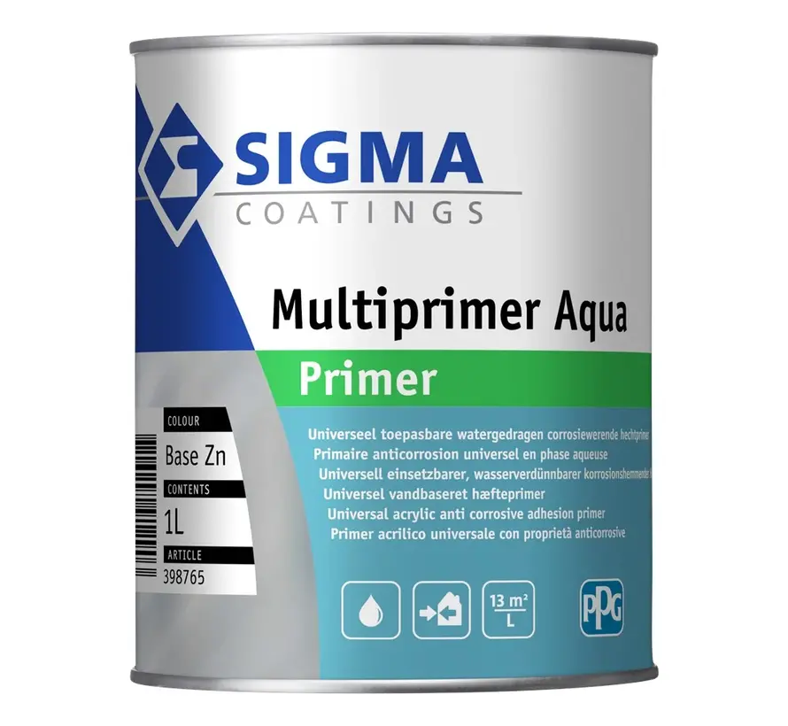Sigma Multiprimer Aqua | Grondverf Binnen & Buiten - 500 ML 