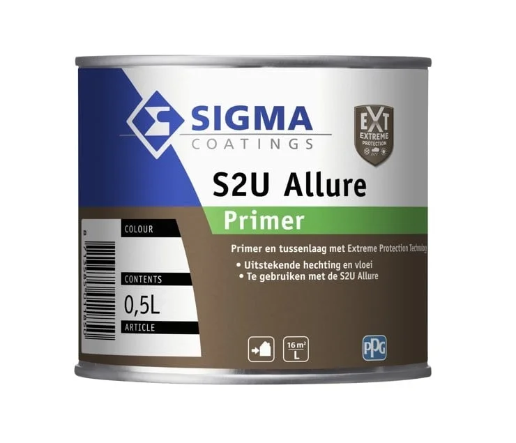 S2U Allure Primer | Grondverf Buiten | 500 ML | Wit