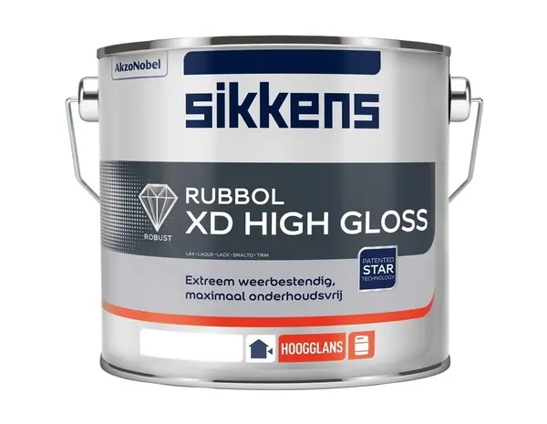 Sikkens Rubbol XD High Gloss | Hoogglans Lakverf Buiten Sikkens Rubbol XD High Gloss | Hoogglans Lakverf Buiten