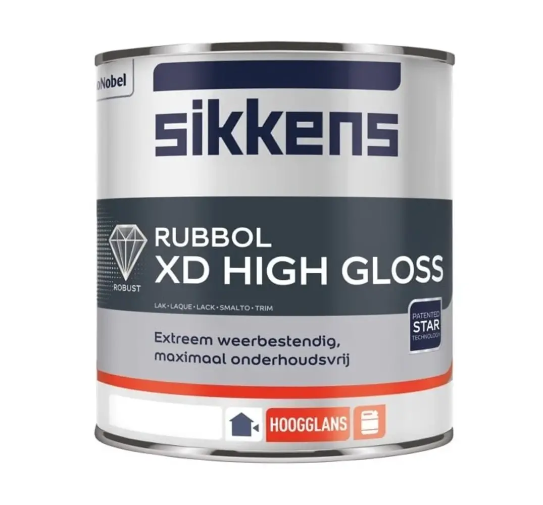 Sikkens Rubbol XD High Gloss | Hoogglans Lakverf Buiten Sikkens Rubbol XD High Gloss | Hoogglans Lakverf Buiten