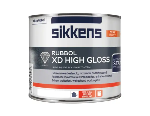 Sikkens Rubbol XD High Gloss | Hoogglans Lakverf Buiten Sikkens Rubbol XD High Gloss | Hoogglans Lakverf Buiten