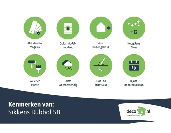 Sikkens Rubbol SB | Hoogglans Lakverf Buiten Sikkens Rubbol SB | Hoogglans Lakverf Buiten