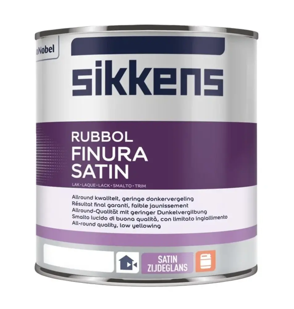 Sikkens Rubbol Finura Satin | Zijdeglans Lakverf Buiten Sikkens Rubbol Finura Satin | Zijdeglans Lakverf Buiten