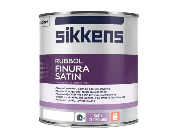 Sikkens Rubbol Finura Satin | Zijdeglans Lakverf Buiten Sikkens Rubbol Finura Satin | Zijdeglans Lakverf Buiten