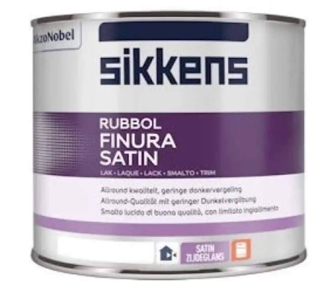 Sikkens Rubbol Finura Satin | Zijdeglans Lakverf Buiten Sikkens Rubbol Finura Satin | Zijdeglans Lakverf Buiten