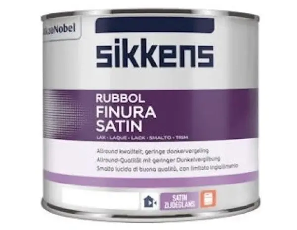 Sikkens Rubbol Finura Satin | Zijdeglans Lakverf Buiten Sikkens Rubbol Finura Satin | Zijdeglans Lakverf Buiten