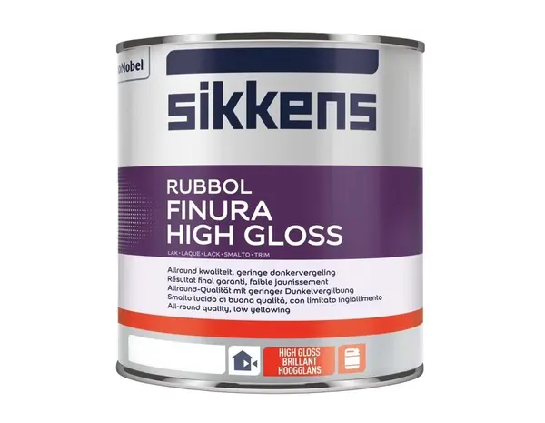 Sikkens Rubbol Finura High Gloss | Hoogglans Lakverf Buiten Sikkens Rubbol Finura High Gloss | Hoogglans Lakverf Buiten