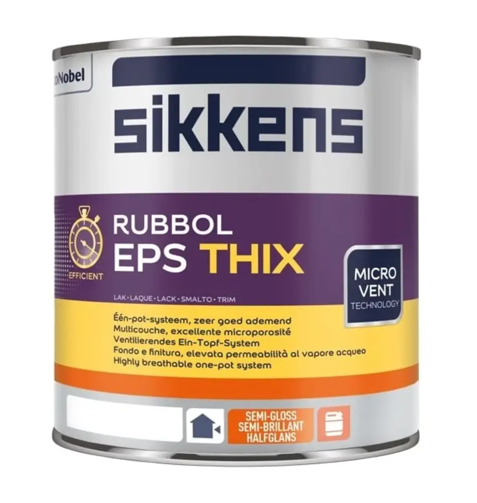 Sikkens Rubbol EPS Thix | Halfglans Eén-pot-systeem Sikkens Rubbol EPS Thix | Halfglans Eén-pot-systeem