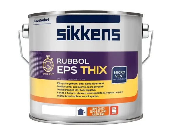 Sikkens Rubbol EPS Thix | Halfglans Eén-pot-systeem Sikkens Rubbol EPS Thix | Halfglans Eén-pot-systeem