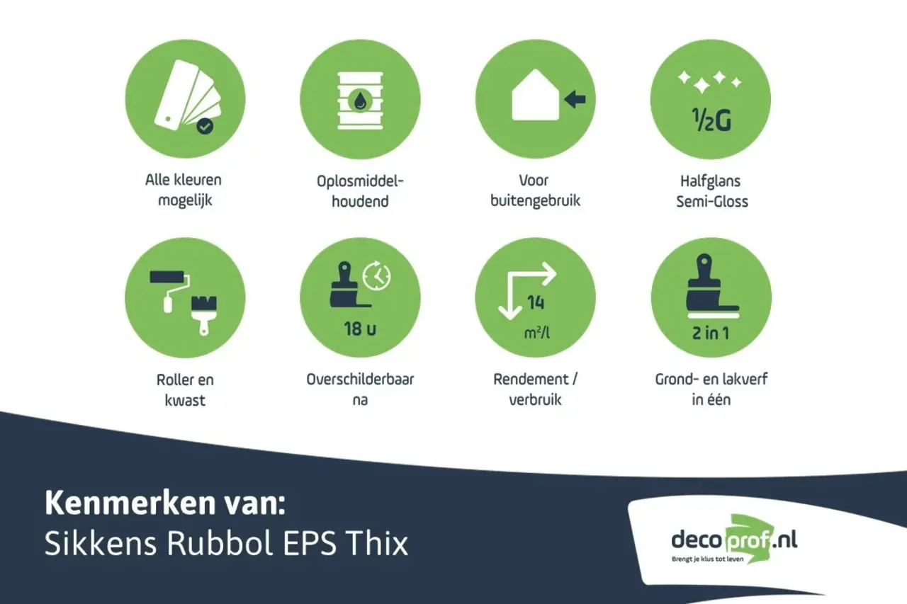Sikkens Rubbol EPS Thix | Halfglans Eén-pot-systeem Sikkens Rubbol EPS Thix | Halfglans Eén-pot-systeem