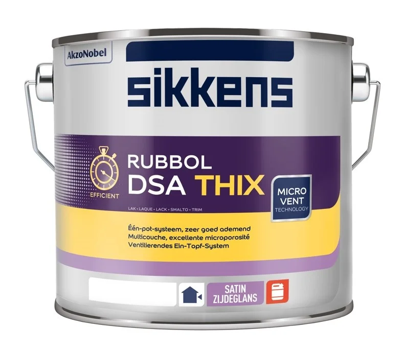 Rubbol DSA Thix | Zijdeglans Eén|pot|systeem | 2,5 LTR | Wit