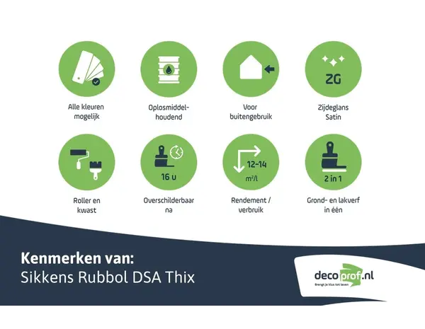 Sikkens Rubbol DSA Thix | Zijdeglans Eén-pot-systeem Sikkens Rubbol DSA Thix | Zijdeglans Eén-pot-systeem