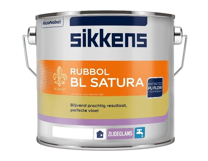 Rubbol BL Satura | Zijdeglans Lakverf Binnen | 2,5 LTR | Wit