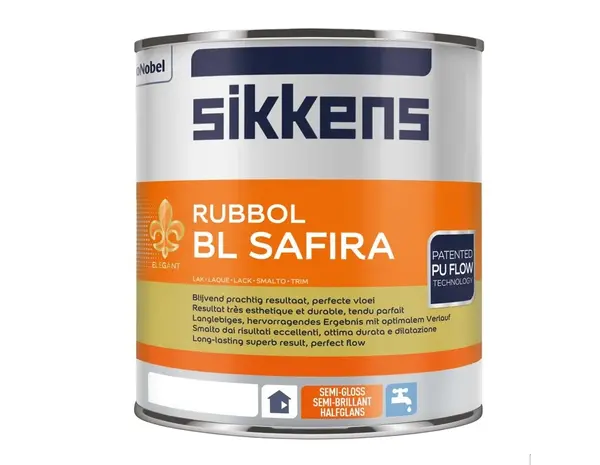 Sikkens Rubbol BL Safira | Halfglans Lakverf Binnen Sikkens Rubbol BL Safira | Halfglans Lakverf Binnen