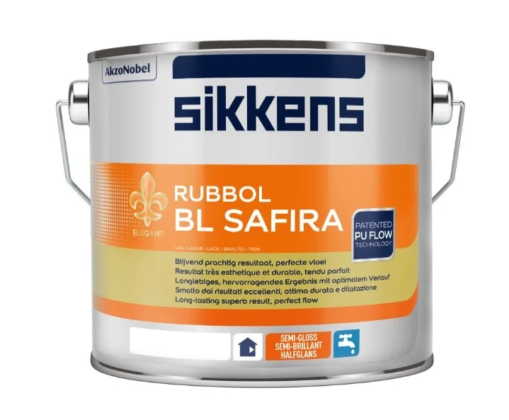 Rubbol BL Safira | Halfglans Lakverf Binnen | 2,5 LTR | Kleur