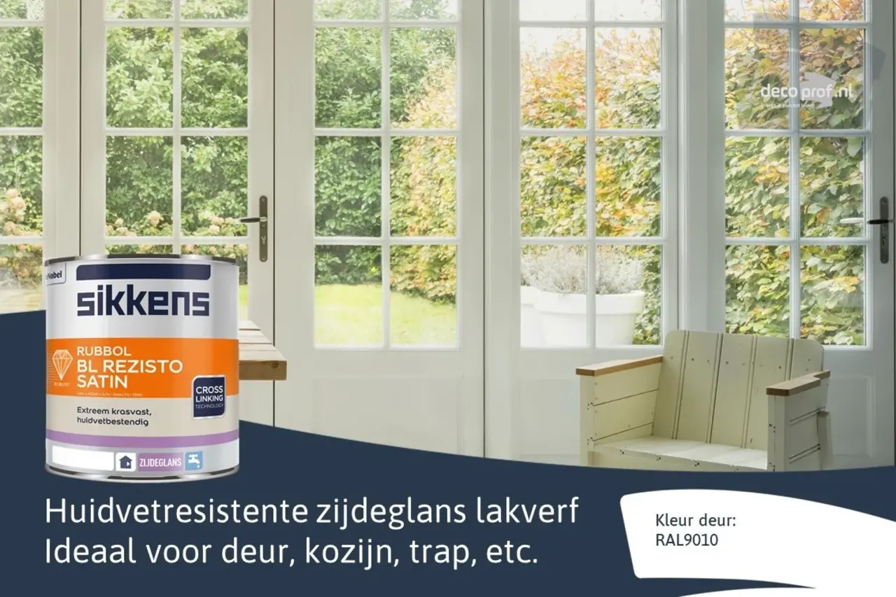 Sikkens Rubbol BL Rezisto Satin | Zijdeglans Lakverf Binnen