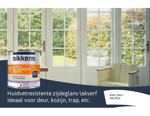 Sikkens Rubbol BL Rezisto Satin | Zijdeglans Lakverf Binnen