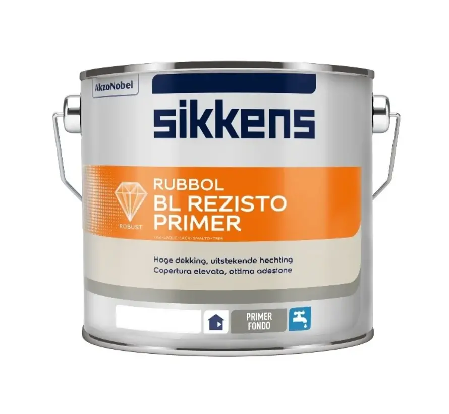 Sikkens Rubbol BL Rezisto Primer | Grondverf Binnen & Buiten - 1 LTR 