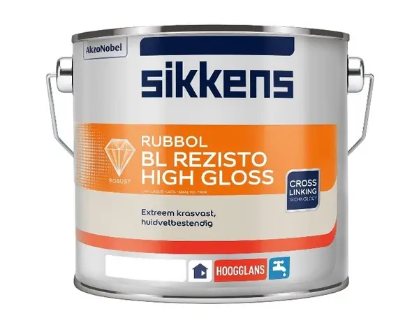 Sikkens Rubbol BL Rezisto High Gloss | Hoogglans Lakverf Binnen Sikkens Rubbol BL Rezisto High Gloss | Hoogglans Lakverf Binnen