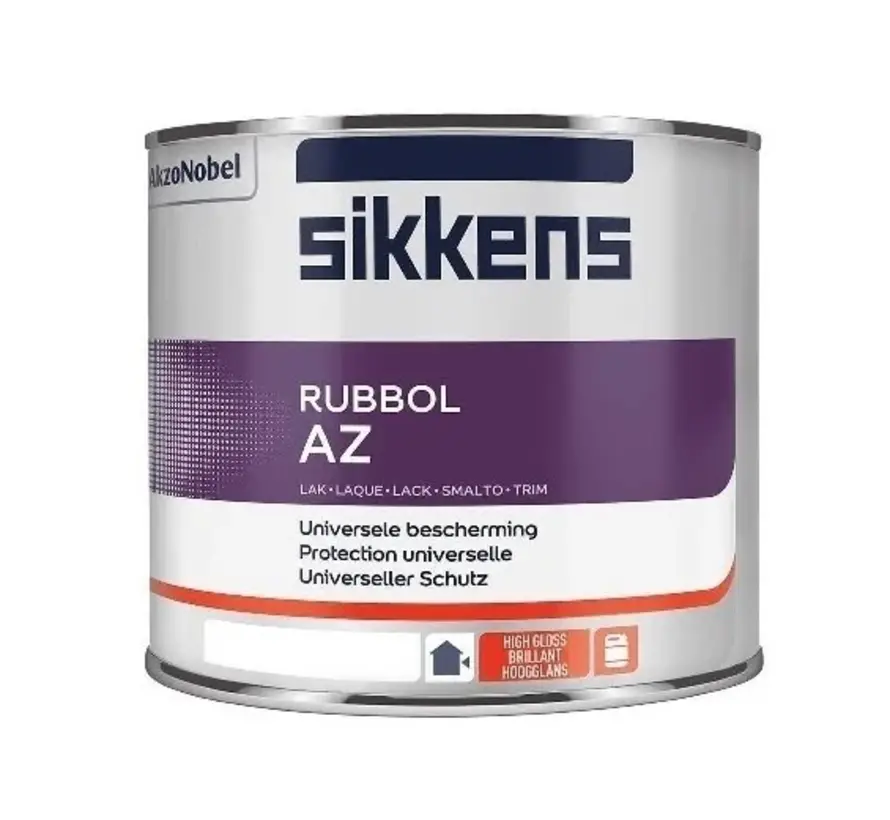 Sikkens Rubbol AZ | Hoogglans Lakverf Buiten - 500 ML 