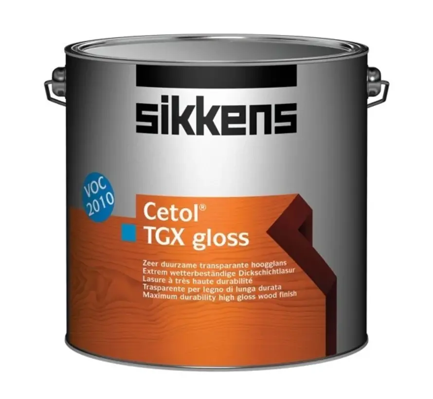 Sikkens Cetol TGX Gloss | Hoogglans Transparante Beits - 1 LTR 